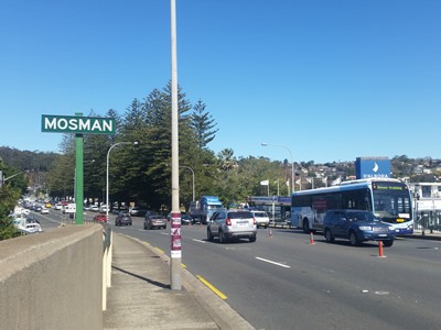 Mosman Road Sign