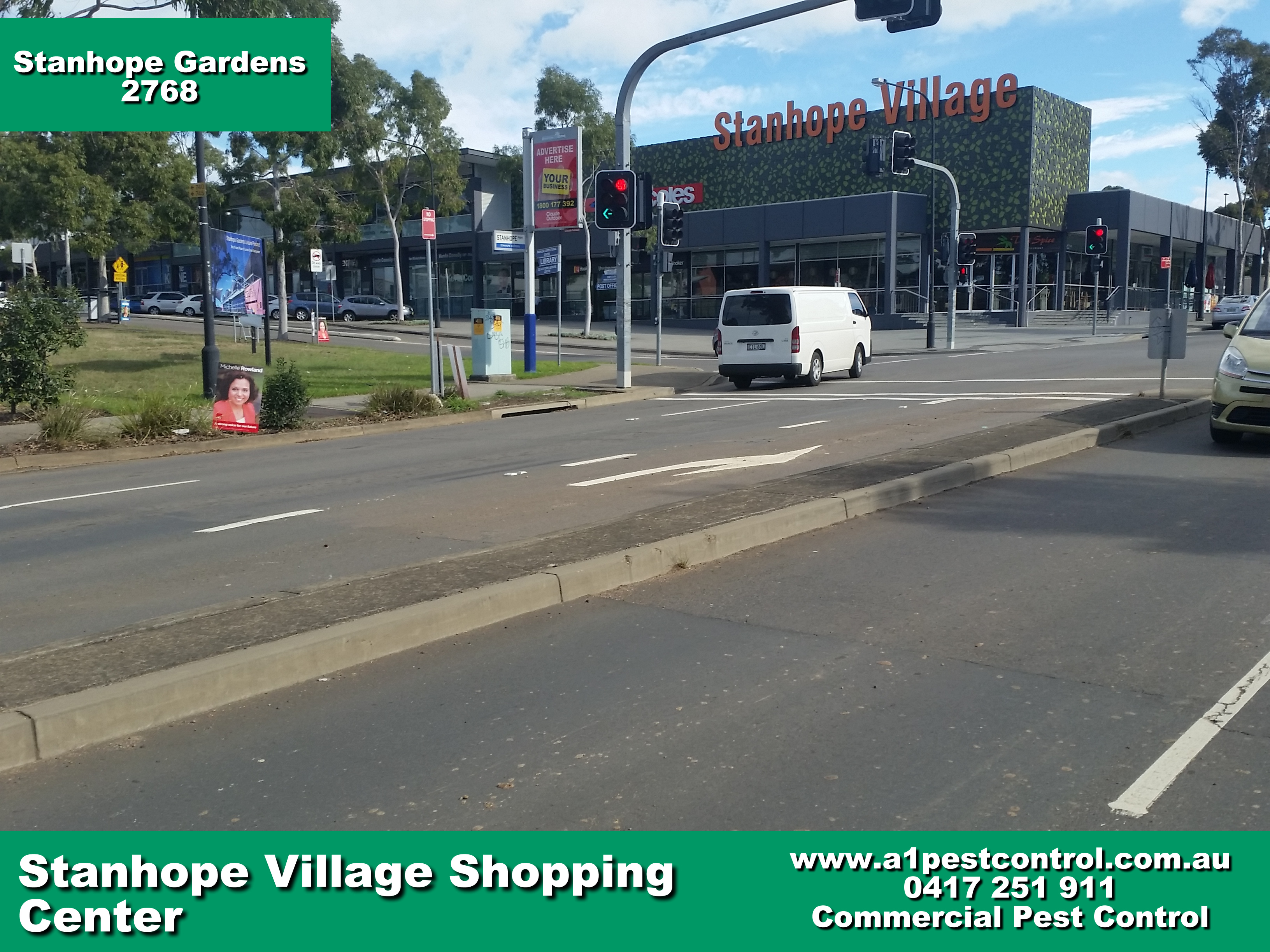 Rodent baiting in shopping center at Stanhope gardens