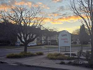 Lyons Shopping Village Sign