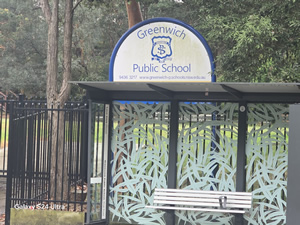 Greenwich Public School Sign